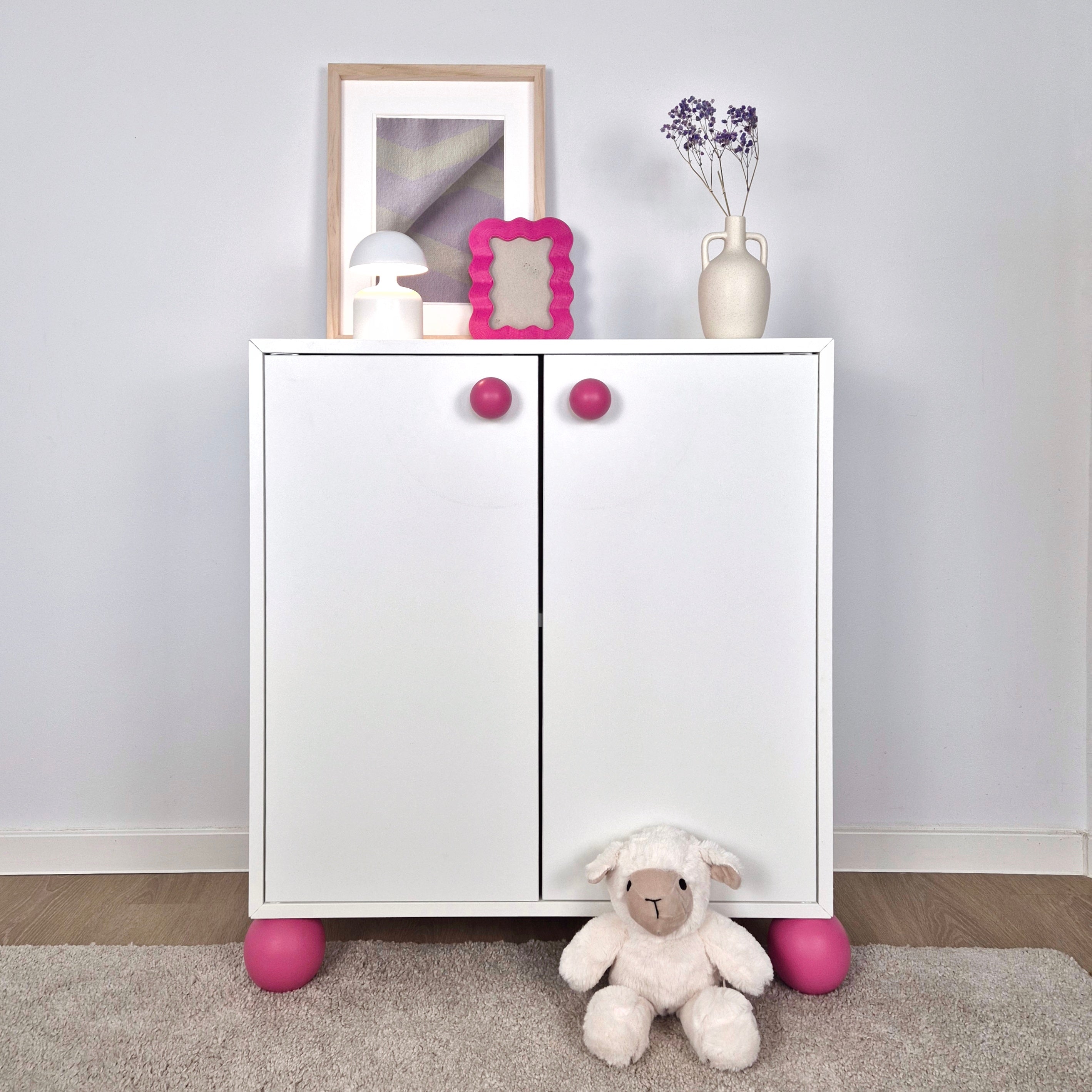 Spruce Up Your Child's Room IKEA Furniture with Colorful Furniture Knobs and Legs