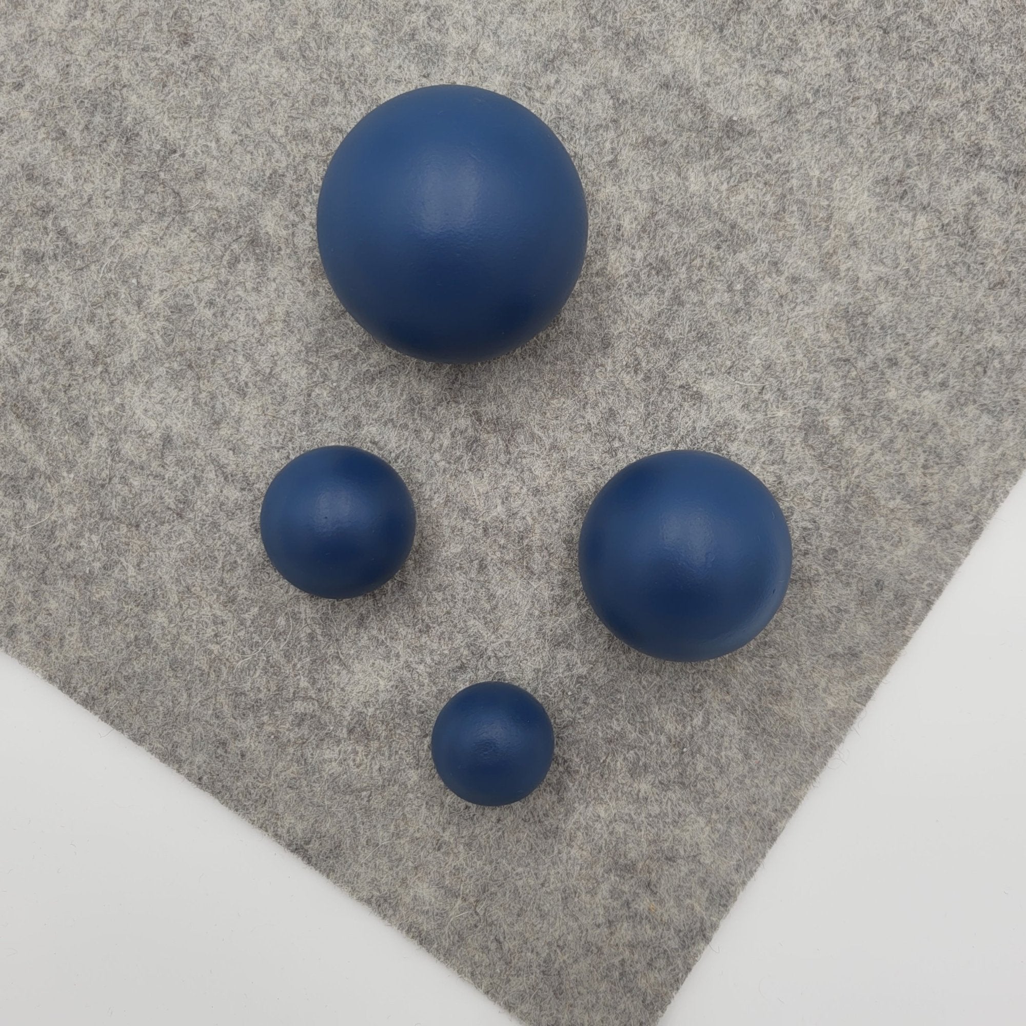 Navy blue knobs