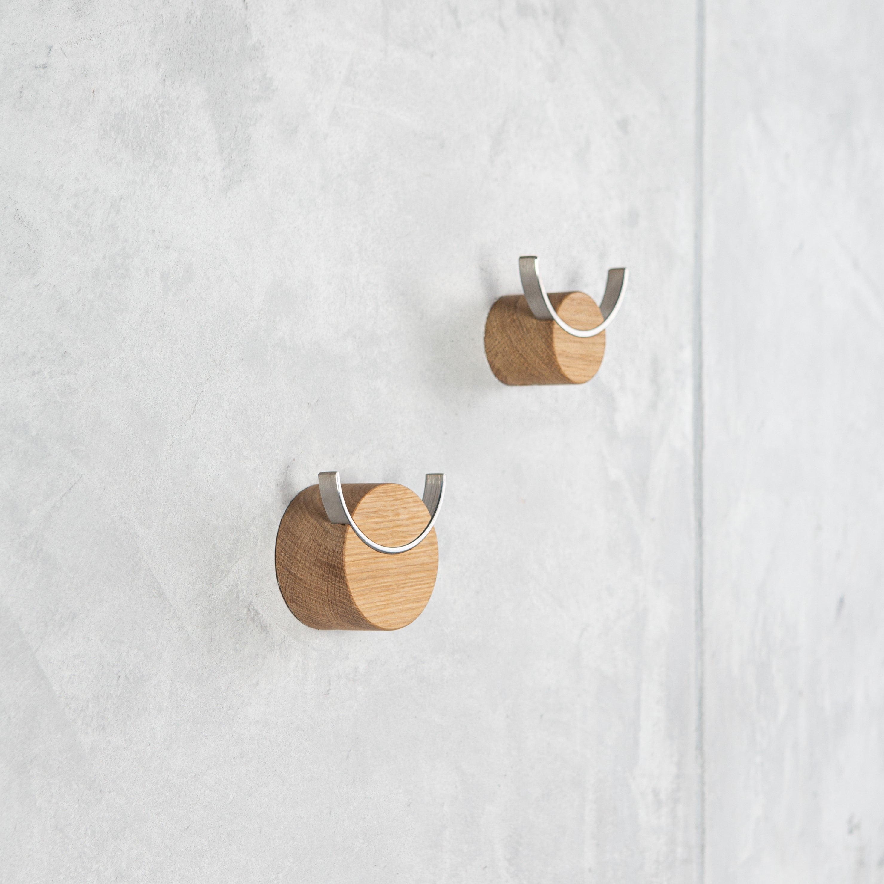 Wooden wall hooks