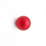 Round red knob