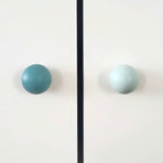 Turquoise mint knobs