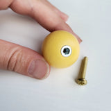 Runder Knopf BALANCE | gelb