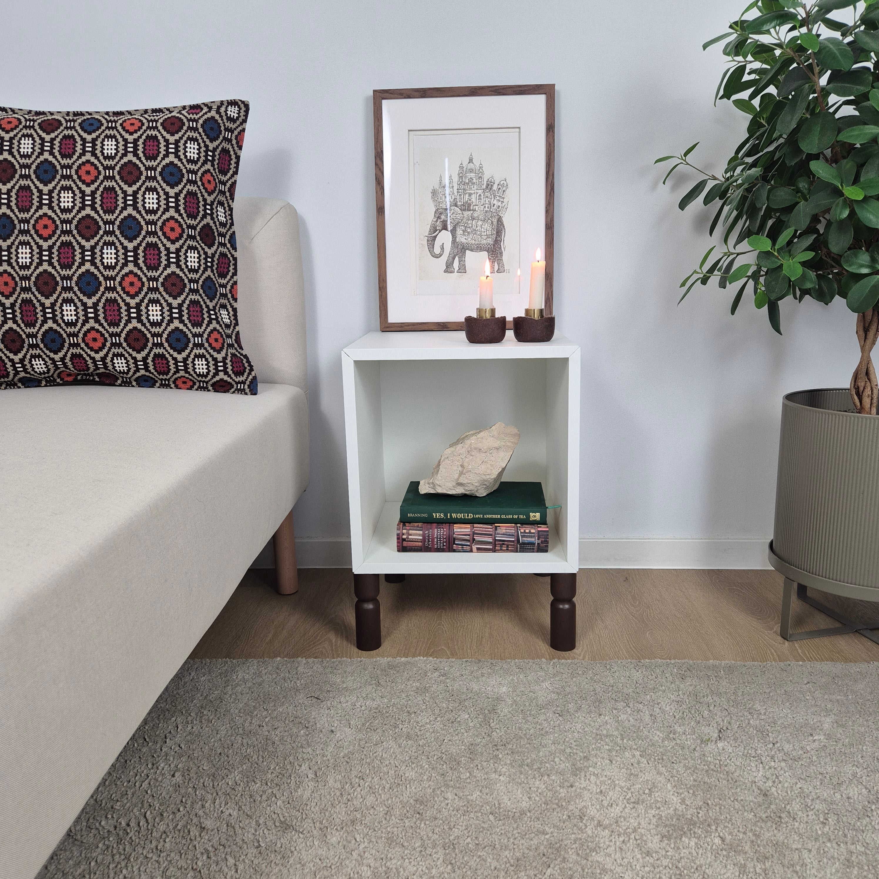 IKEA EKET Hack: From Shelf to Chic Bedside Table