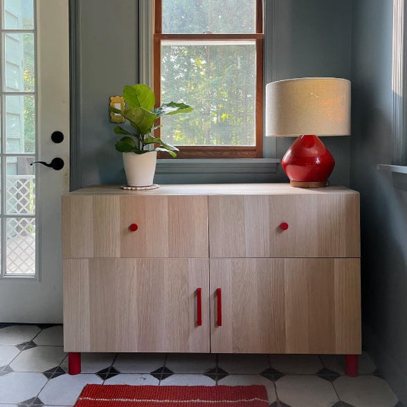 From Budget to Boutique: How Our Client Transformed an IKEA BESTA into a Statement Piece
