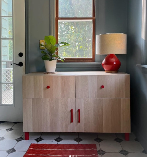 From Budget to Boutique: How Our Client Transformed an IKEA BESTA into a Statement Piece
