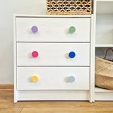 Flat round knob BALANCE