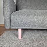 light pink sofa legs