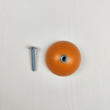 Flat round knob BALANCE | orange