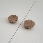 Birch wood round knob