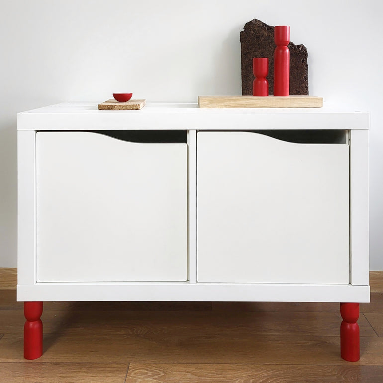 red furniture hardware