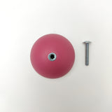 Flat round knob BALANCE | pink