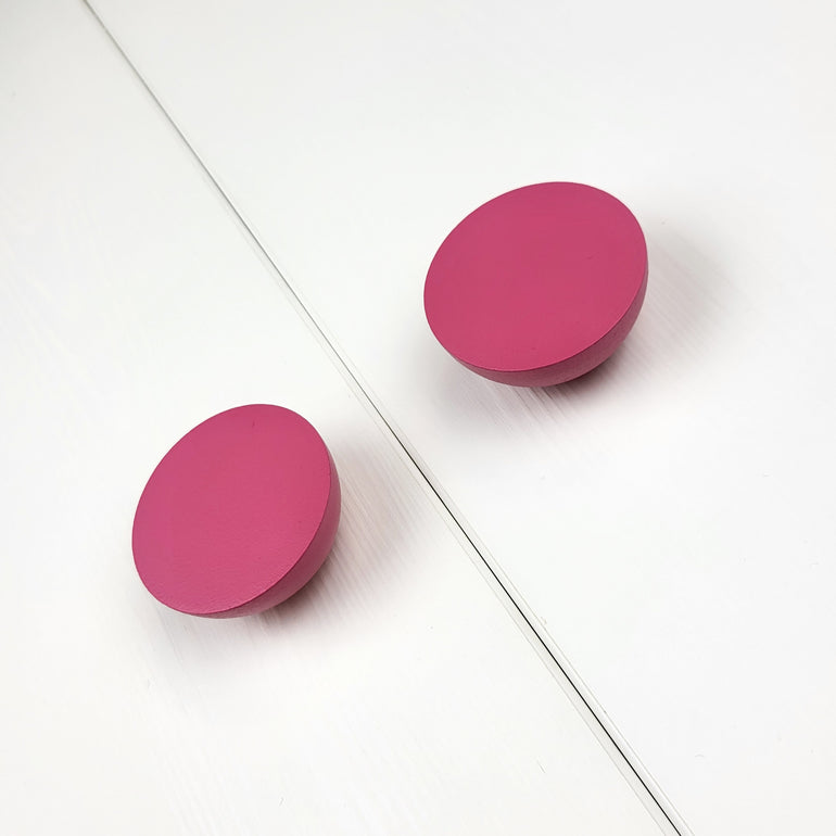 Pink knobs for IKEA furniture 