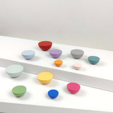 Flat round knob BALANCE