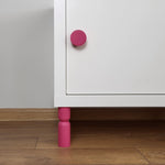 unique pink cabinet legs