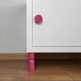 unique pink cabinet legs