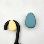 Yellow and Turquoise wall hook