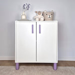 Purple cabinet handles for IKEA furniture