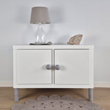 Round grey knob BALANCE