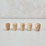 Oak wood cabinet knobs