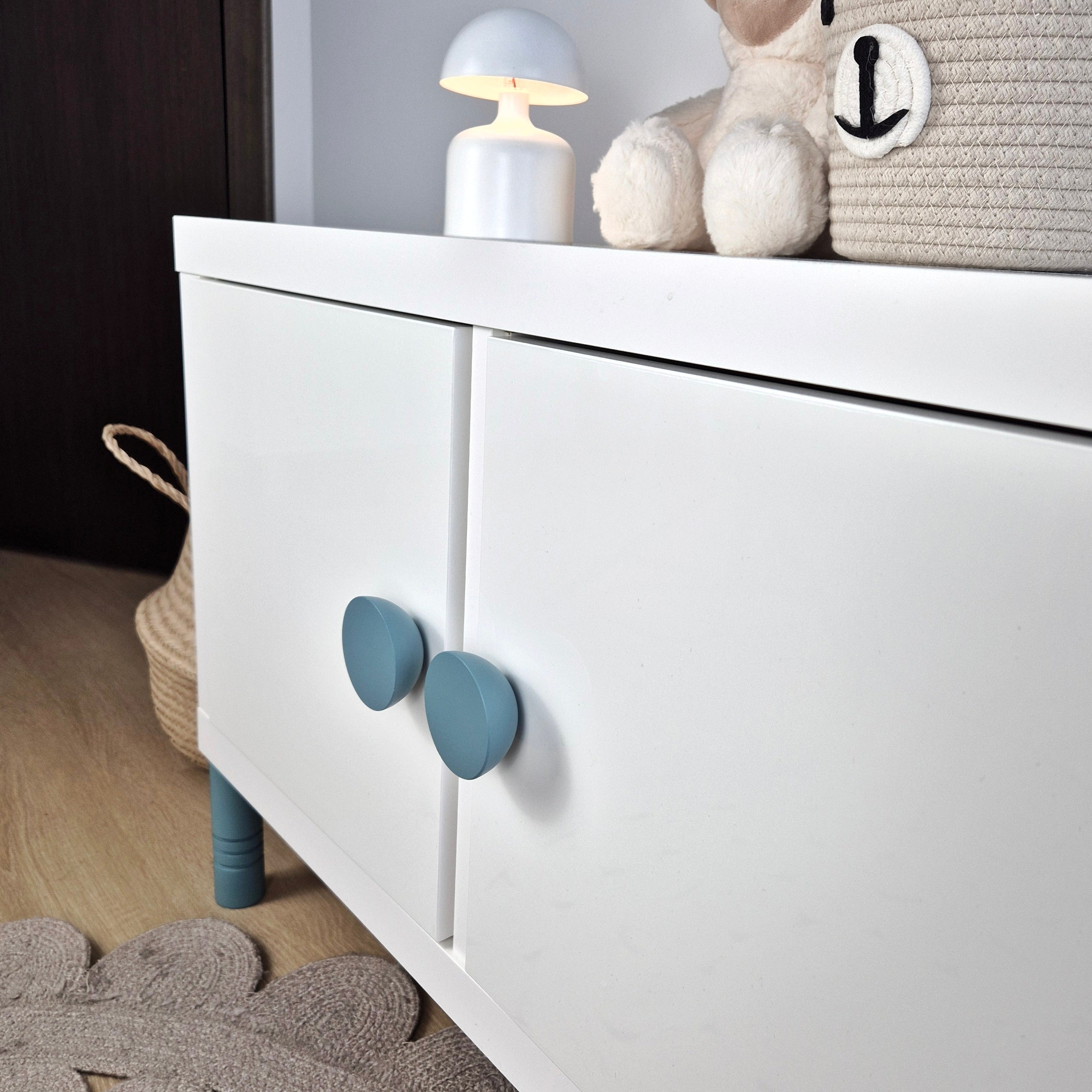 Flat round knobs BALANCE for KALLAX cabinet