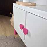Flat round knob BALANCE