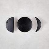 Wall hook MOON | black