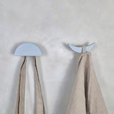 Wall hook MOON | light blue