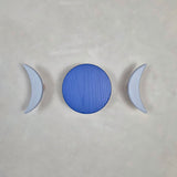 Wall hook MOON | light blue