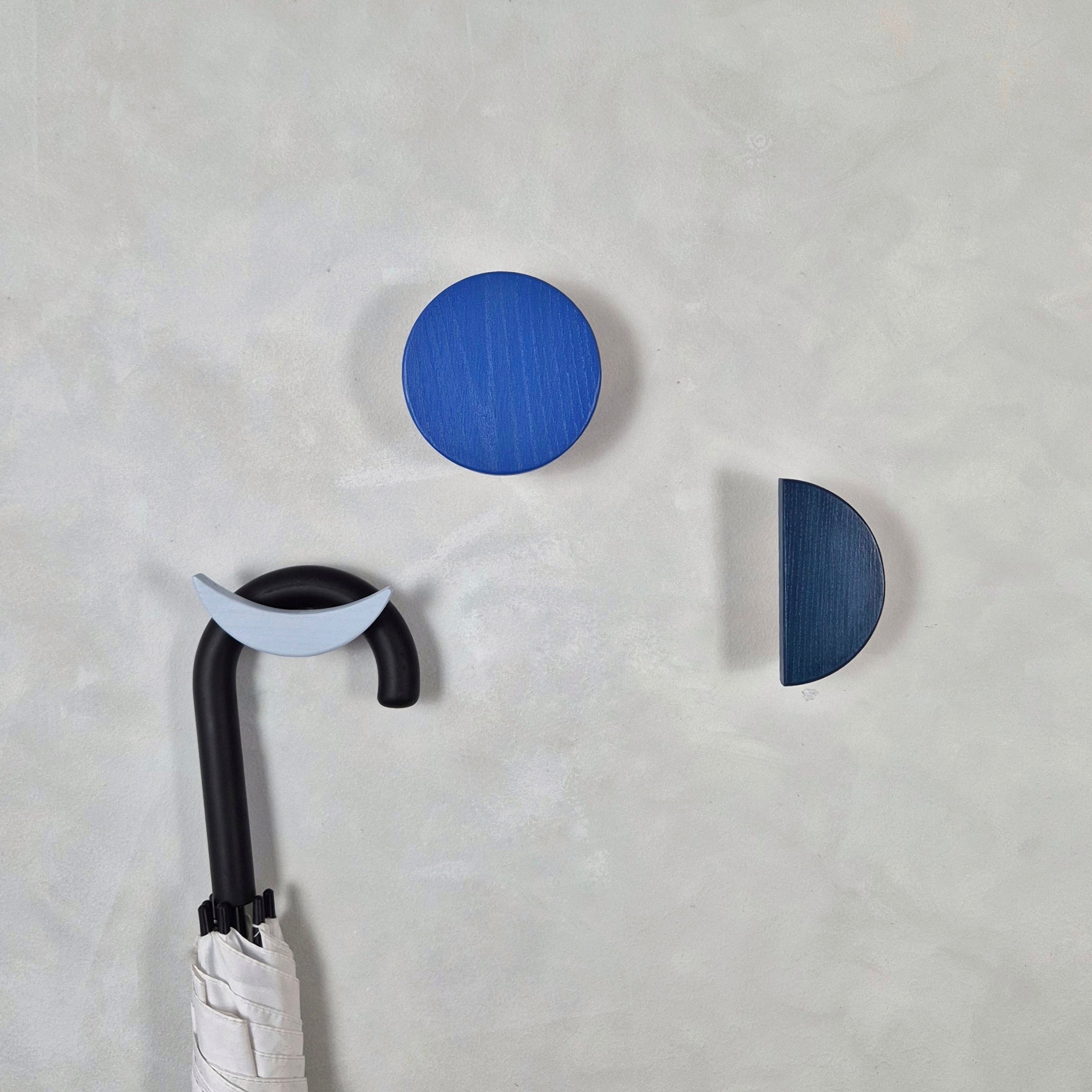 Colorful wall hooks MOON