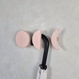 Wall hook MOON | light pink
