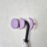 Wall hook MOON | purple