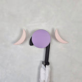 Wall hook MOON | purple