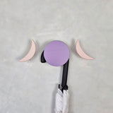 Colorful wall hooks MOON