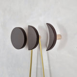 Wall hook MOON | brown
