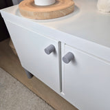 Cylinder knob | white