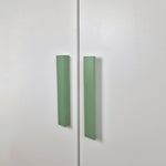 White doors with L-Shaped Furniture Handles
