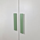 White doors with L-Shaped Furniture Handles