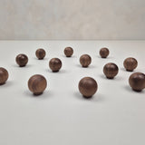 Walnut knob