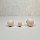 Wooden round knob BALANCE