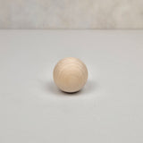 Wooden round knob BALANCE