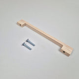 Thin long wooden handle