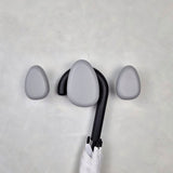 Light grey wall hooks