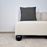 Ball furniture legs | black
