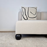 Ball furniture legs | black