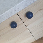 Blue knobs for kitchen