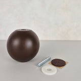 Ball furniture legs | dark brown