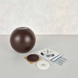 Ball furniture legs | dark brown