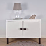 Furniture legs STRIPES | dark brown