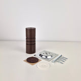 Furniture legs STRIPES | dark brown