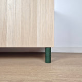 Furniture legs STRIPES | dark green
